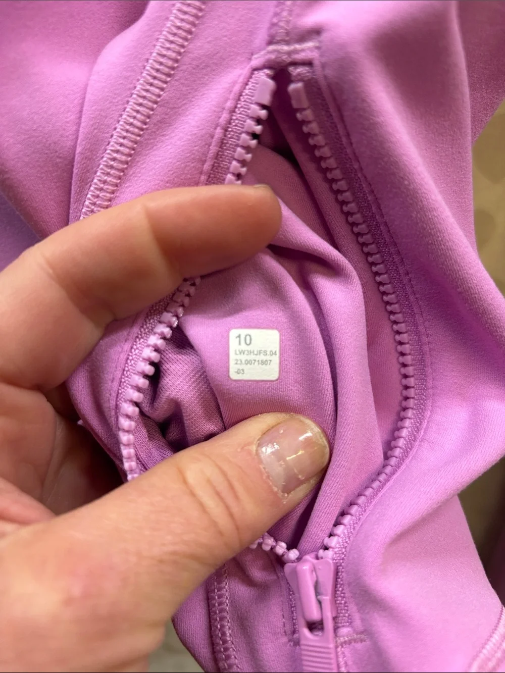 Lululemon Define Crop Women's Pink Zip-Front Jacket- Dahlia Mauve